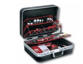 Garnitura ručnog alata za održavanje u kvalitetnom koferu 127/1 1000V  496 F2 USAG